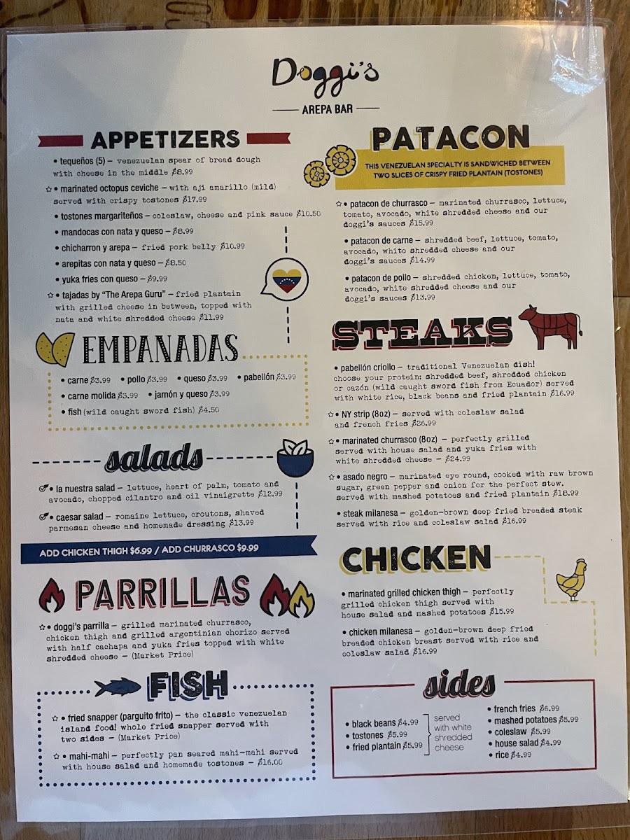 Doggi's Arepa Bar Menu - Image 4